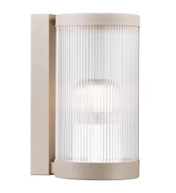 Coupar udendørs væglampe, sand