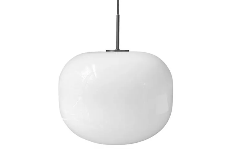 Cuscino pendel large Ø35, titanium/opal