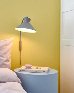 Dial væglampe, grå