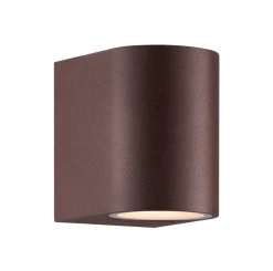 Dion single udendørs væglampe, rust