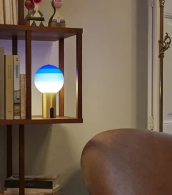 Dipping Light Batteri Bordlampe, Blå