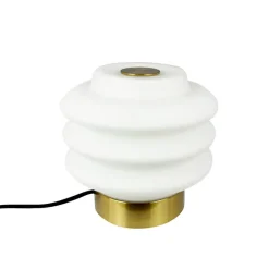 Diva bordlampe, opal/messing