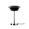 DL20 bordlampe, sort/krom