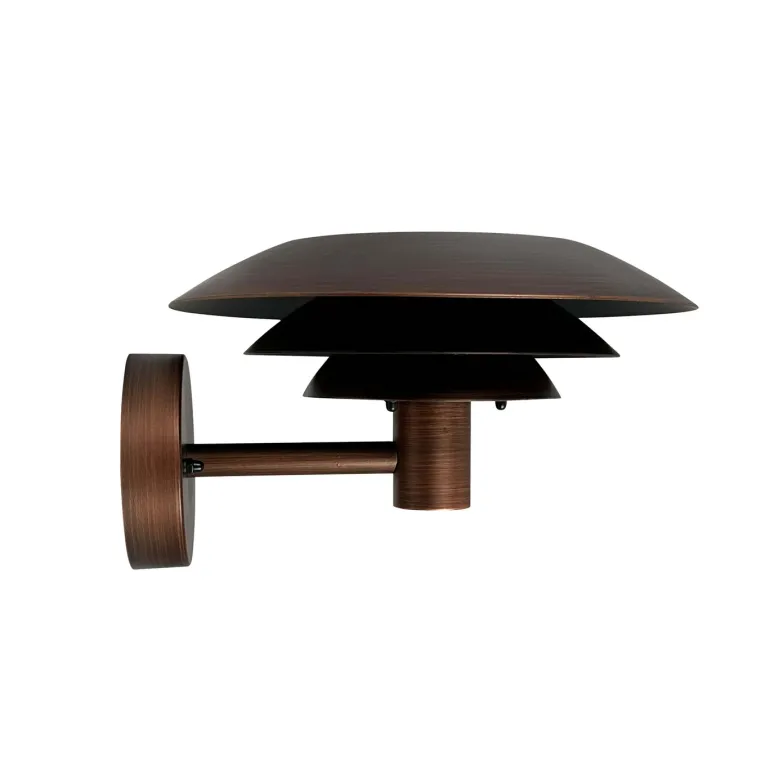 DL25 udendørs væglampe, kobber