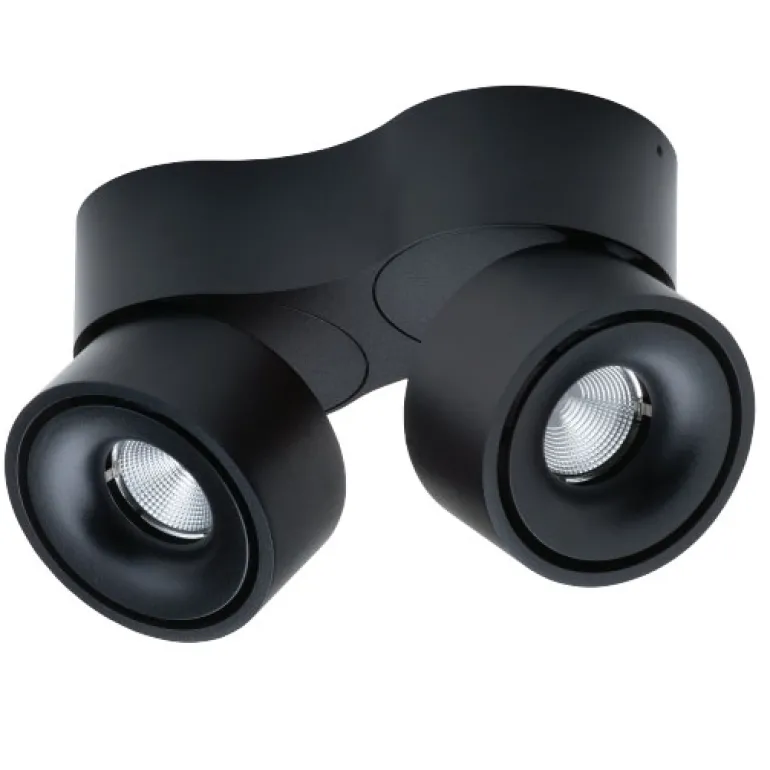 Easy W275 Build On LED spot, sort m. ledningshul