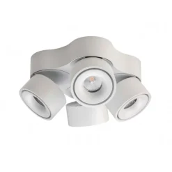 Easy W4100 Build On LED spot, hvid m. ledningshul