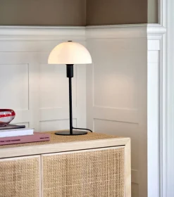 Ellen 20 bordlampe, sort/opal