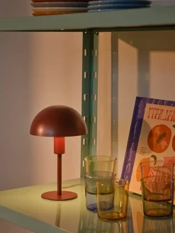 Ellen Mini bordlampe, bordeaux
