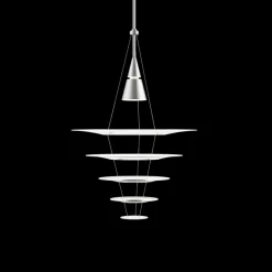 Enigma 545 pendel, børstet alu