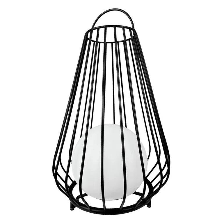 Evesham udendørs lanterne / batterilampe large, sort