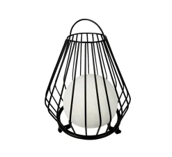 Evesham udendørs lanterne / batterilampe small, sort