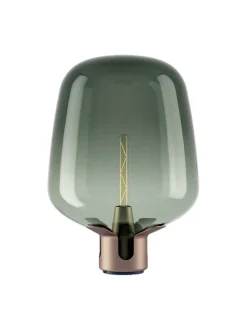 Flar large bordlampe, terra/turquoise