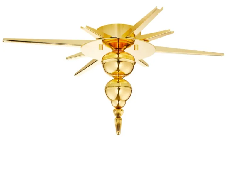 Flash Your Lamps - lampeophæng, Messing deluxe