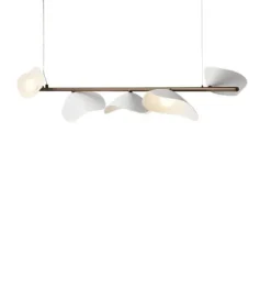 Florii 5 pendel, mørk bronze/hvid