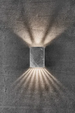 Fold 10 udendørs væglampe LED, galvaniseret stål