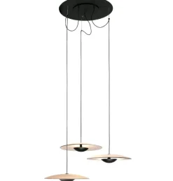 Ginger Cluster 3xØ20 pendel, eg-hvid