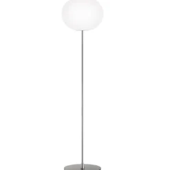Glo-Ball F2 standerlampe, sølv