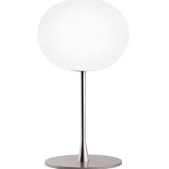 Glo-Ball T1 bordlampe, sølv