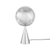 Globe Fat bordlampe, sølv/sølv