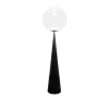 Globe Fat gulvlampe, opal/sort