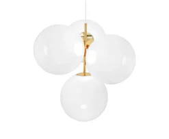 Globe lysekrone small, opal