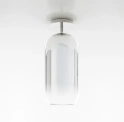 Gople loftlampe, sølv