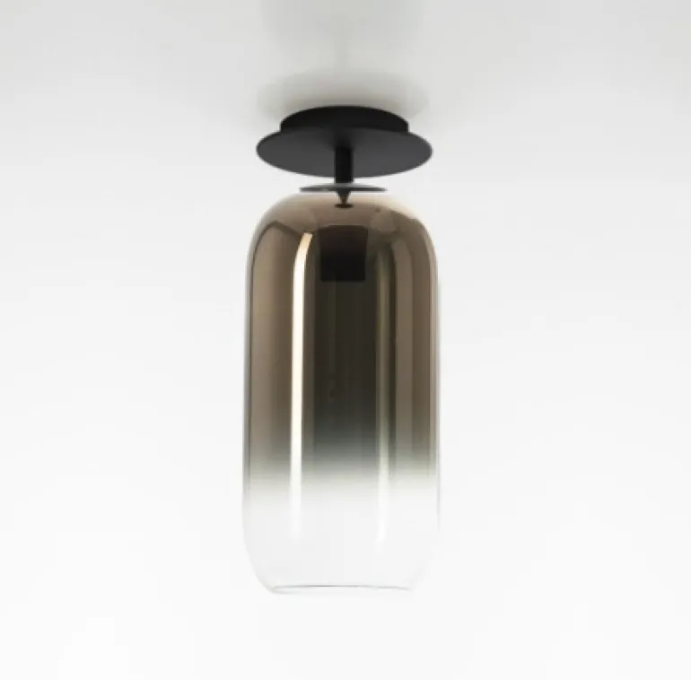 Gople loftlampe, sort/bronze