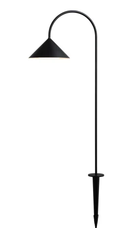 Grasp havelampe / batterilampe m/spyd, sort