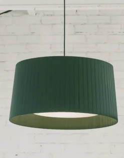 GT6 pendel Ø45, grøn m/sort ophæng