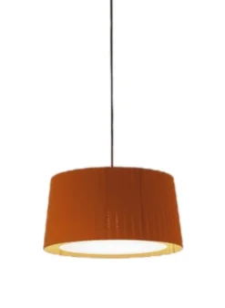 GT5 pendel Ø62, rød m/hvidt ophæng