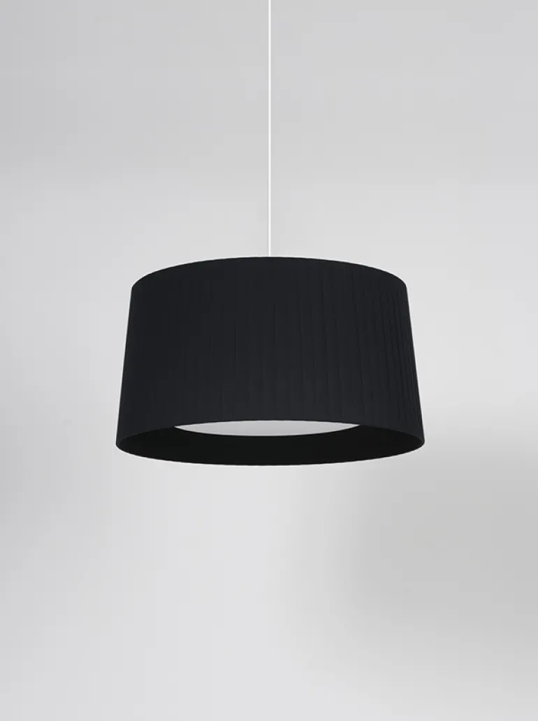 GT5 pendel Ø62, sort m/hvidt ophæng