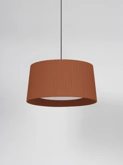 GT5 pendel Ø62, terracotta/sort/hvid