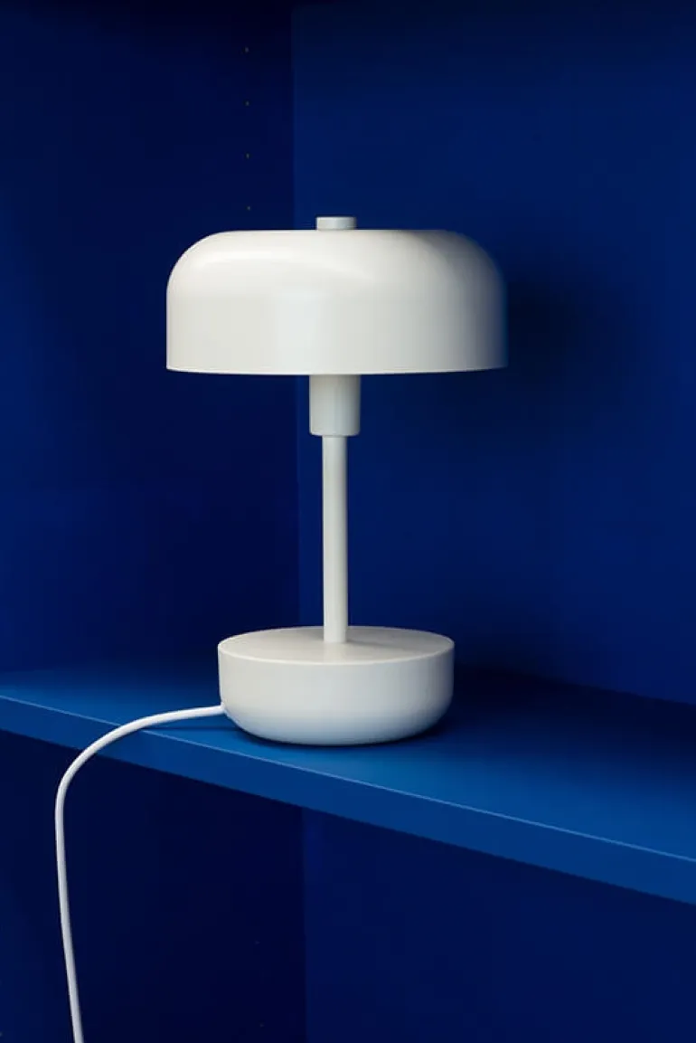 Haipot bordlampe, hvid