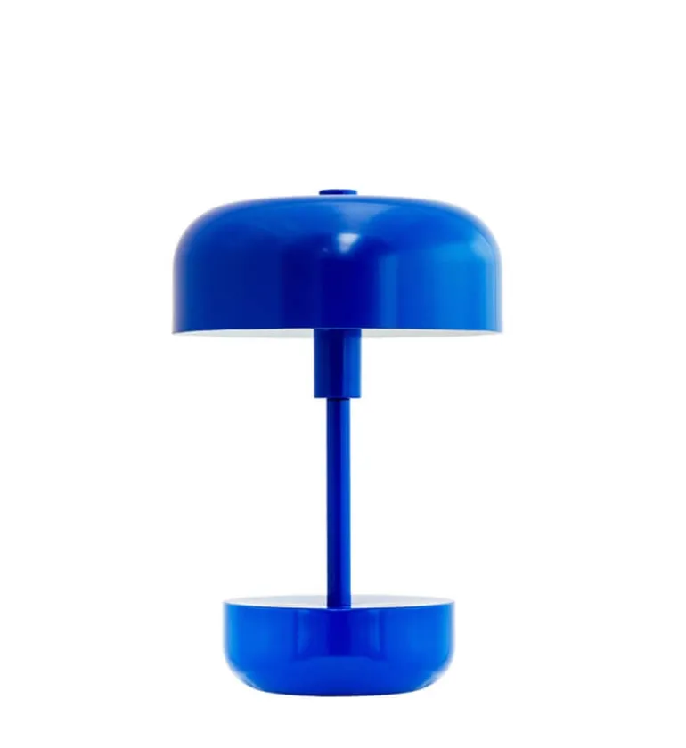 Haipot portable bordlampe/batterilampe, blå