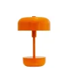 Haipot portable bordlampe/batterilampe, orange