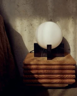 Hito bordlampe / væglampe, sort/opal