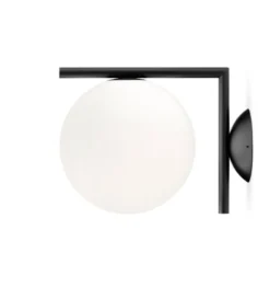 IC Light C/W2 væglampe / loftlampe, sort