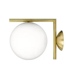 IC Light C/W2 væglampe / loftlampe, messing