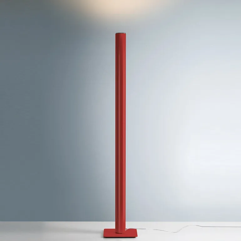 Ilio gulvlampe app-kompatibel, rubinrød