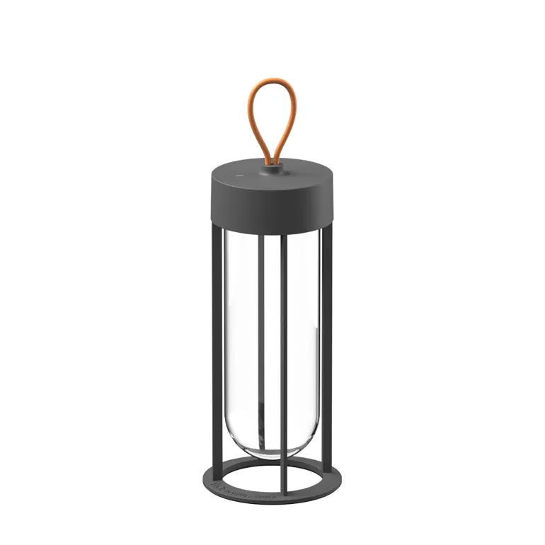 In Vitro Unplugged udendørs batterilampe, antracit