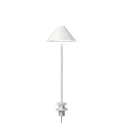 Keglen bordlampe m/pind, hvid