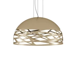 Kelly Small Dome pendel, mat pearl