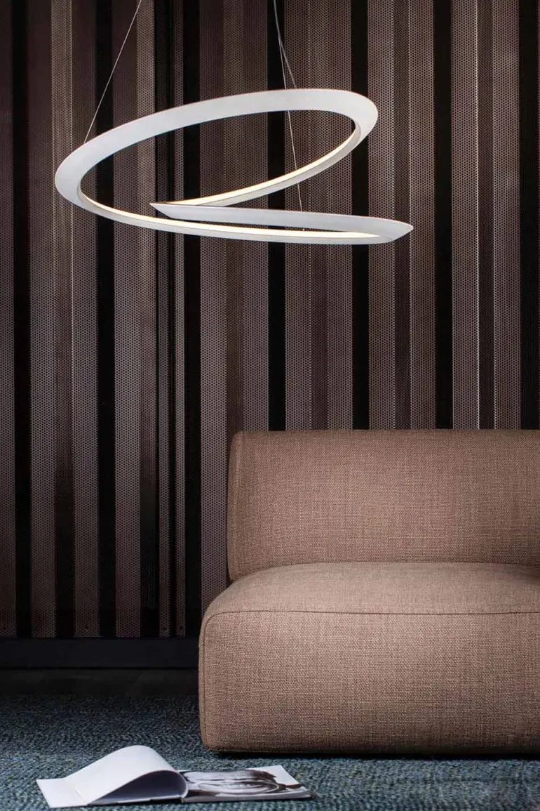 Kepler minor down pendel, hvid