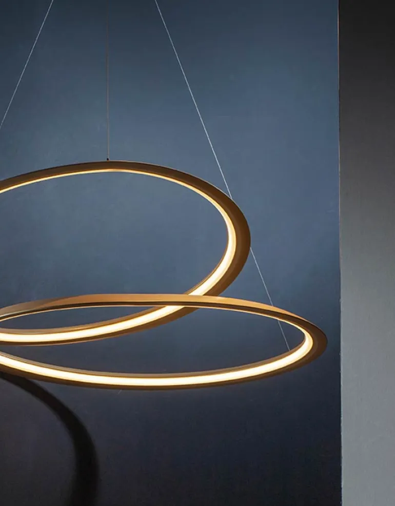 Kepler up pendel, guldfarvet