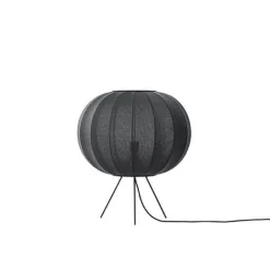 Knit-Wit Ø45 gulvlampe lav, sort
