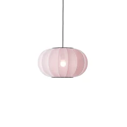 Knit-Wit Ø45 oval pendel, lys pink