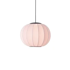 Knit-Wit Ø45 rund pendel LED, lys pink