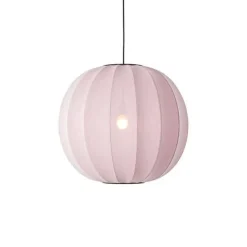 Knit-Wit Ø60 rund pendel, lys pink