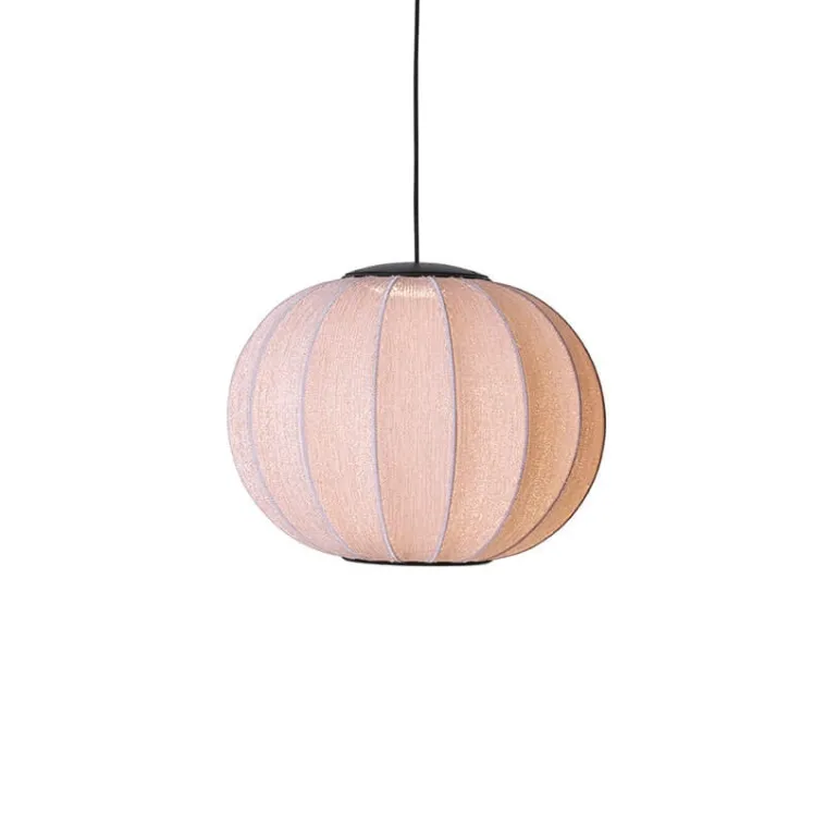 Knit-Wit Anniversary Ø45 rund pendel LED, glitter guld