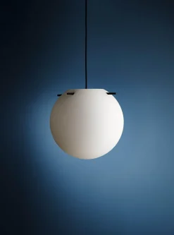 Koi pendel Ø32, opal/sort